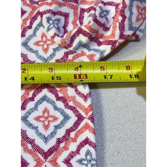 Style & Co. Womens XS Pima Cotton Top 3/4 Sleeve Simple Rose - Picture 6 of 9